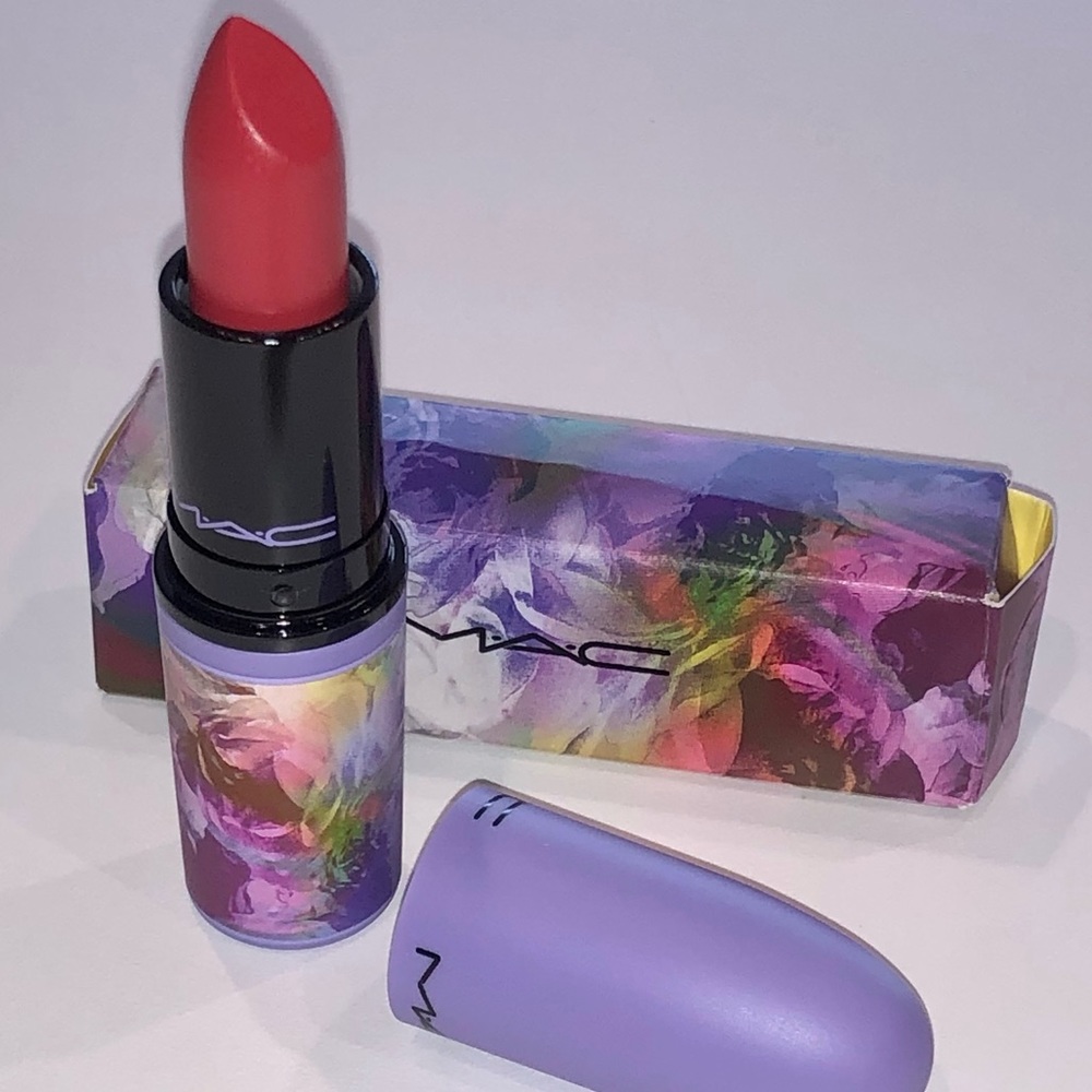 NWT NIB MAC Limited Edition Botanic Panic Matte Lipstick Tulip Service Full Size - Picture 11 of 16